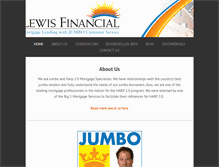 Tablet Screenshot of lewisfinancialblog.com